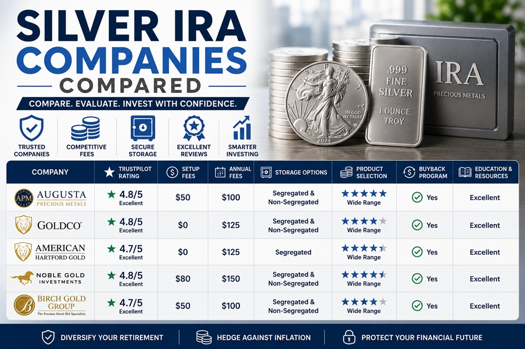 Silver IRA Companies Compared